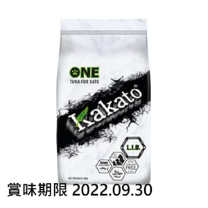 Kakato Kakato 貓糧 專一蛋白系列 吞拿魚全貓配方 2kg 2kg 正面圖