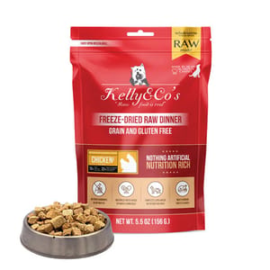 Kelly Kelly & Co's 狗糧 凍乾雞肉 5.5oz 156g 5oz  正面圖