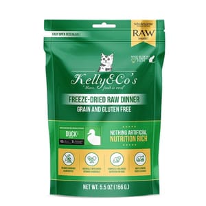 Kelly Kelly & Co's 貓糧 凍乾脫水鴨肉 5.5oz 156g 5oz  正面圖
