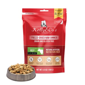 Kelly Kelly & Co's 狗糧 凍乾牛肉 5.5oz 156g 5oz  正面圖