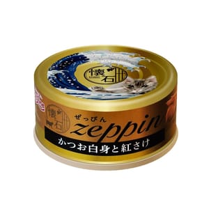 日清 貓罐頭 懷石絕品 白肉吞拿魚+三文魚 70g (NP-Z14/PL-Z140) (新舊包裝隨機發出 ) 貓罐頭 貓濕糧 日清 寵物用品速遞