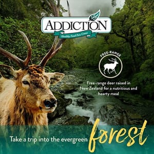 Addiction Addiction 貓糧 無穀物成貓糧 鹿肉配方 20lbs 20lb  正面圖