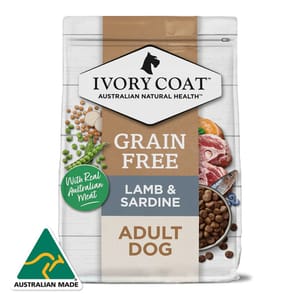 Ivory Ivory Coat 狗糧 羊肉和沙丁魚成犬配方 2kg 2kg  正面圖