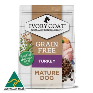 Ivory Ivory Coat 狗糧 低脂火雞肉老犬配方 13kg 13kg  正面圖