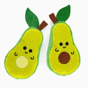 HUGSMART HUGSMART 二合一貓草玩具 牛油果 正面圖