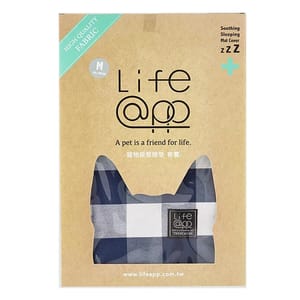 LIFEAPP LIFEAPP 寵物床墊 睡墊布套 經典版 格子布套 藍格子 S   正面圖