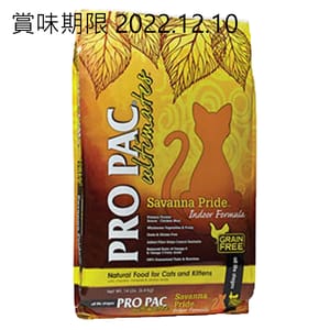 PRO PRO PAC Ultimates 貓糧 無穀物系列 室內全貓配方 雞肉味 13.2lb 6kg 2lb 正面圖