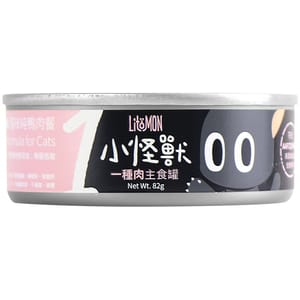 怪獸部落 怪獸部落 1種肉貓主食罐 純鴨肉 82g 82g 正面圖