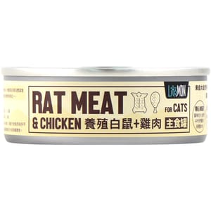 怪獸部落 怪獸部落 野味貓主食罐 白鼠雞肉 82g 82g 正面圖