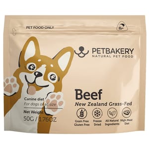 怪獸部落 怪獸部落 紐西蘭原肉凍乾狗糧 草飼牛 50g 50g 正面圖