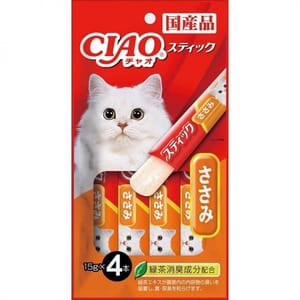 CIAO CIAO 貓零食 日本啫喱果凍棒 ささみ 雞肉味 60g 60g  正面圖