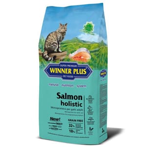 WINNER WINNER PLUS 貓糧 單一蛋白三文魚配方 德國冠軍糧 4kg 或 4kg  正面圖