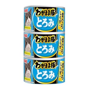 CIAO CIAO 貓罐頭 とろみ 金槍魚及白飯魚味 140g 3罐入 140g 正面圖