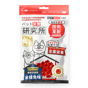 Pet Pet Lab 栄養研究所 貓咪潔齒粒小食 金槍魚味 40g 40g 貓用 正面圖