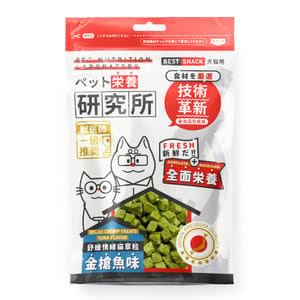 Pet Pet Lab 栄養研究所 舒緩情緒貓草小食粒 金槍魚味 20g  停售 20g 貓用 正面圖