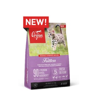 Orijen Orijen 貓糧 渴望貓糧 貓糧 無穀物貓糧 幼貓配方 5.4kg 原裝香港行貨保證 4kg 正面圖