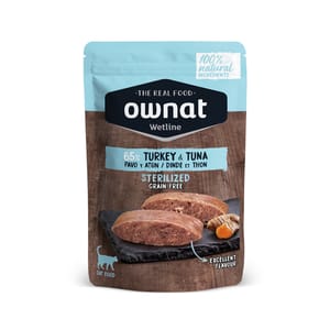 ownat ownat 貓濕糧 放牧雞肉與吞拿魚 85g 85g 正面圖