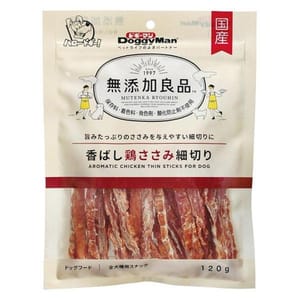 DoggyMan DoggyMan 日本狗零食 無添加良品 雞肉幼條 120g 120g  正面圖