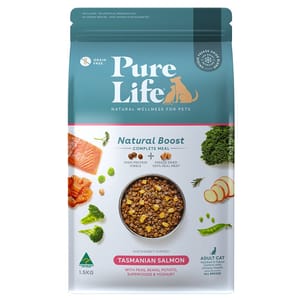 Pure Pure Life 貓糧 成貓 塔斯馬尼亞三文魚 6kg 6kg  正面圖