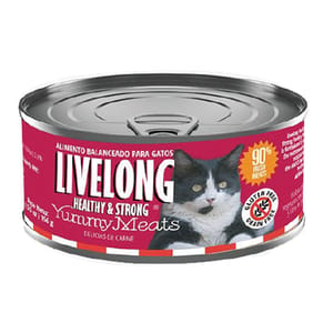 LIVELONG LIVELONG 貓罐頭 滋味肉罐 156g 156g 正面圖