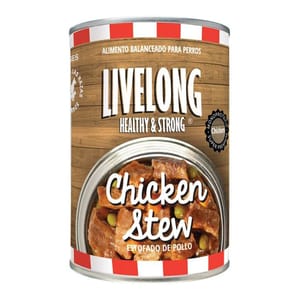 LIVELONG LIVELONG 狗罐頭 工匠系列 燉煮雞肉 340g 340g 正面圖