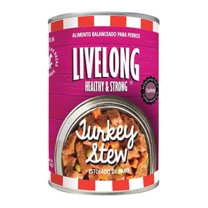LIVELONG LIVELONG 狗罐頭 工匠系列 燉煮火雞肉 340g 340g  正面圖