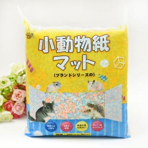 小動物 小動物 倉鼠兔子龍貓適用 除臭墊料 紙棉 混合色 正面圖