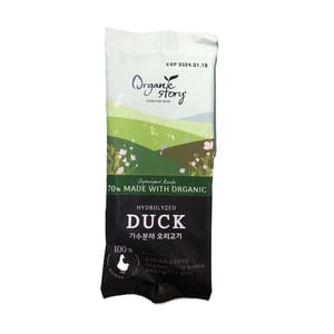Organic Organic Story有機物語 全犬糧 養生鴨肉配方 試食 正面圖