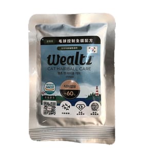 Wealtz Wealtz 貓糧 全貓配方 全方位毛球控制食譜 試食裝 正面圖