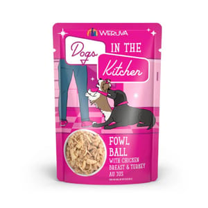 WeRuVa WeRuVa DITK pouch Fowl Ball with Chicken Breast & Turkey Au Jus 2.8oz 8oz 正面圖