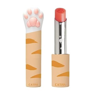 CATISS CATISS 貓掌護唇膏 橘貓 粉橙潤色 正面圖
