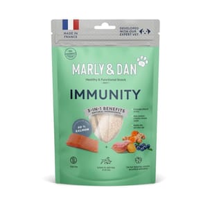 Marly Marly & Dan 狗小食 低溫烘焙三文魚肉條 免疫力增強配方 Immunity 80g 80g  正面圖
