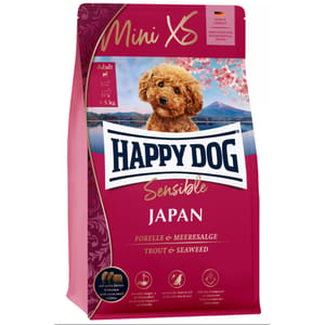 Happy Happy Dog Sensible 迷你犬日本雞肉鱒魚配方 1.3kg 5kg 正面圖