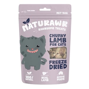 NATURAWR NATURAWR 貓用凍乾小食 羊肝 50g 50g 貓用 正面圖