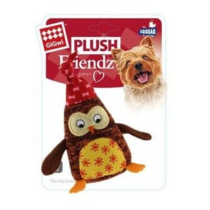 GiGwi GiGwi Plush Friendz中小型犬系列 玩偶貓頭鷹 正面圖