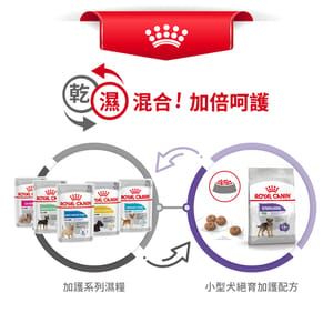 Royal Canin Royal Canin 狗糧 法國皇家狗糧 加護系列 小型犬絕育加護配方 小型犬絕育犬配方 STMI 3kg 3kg  包裝圖