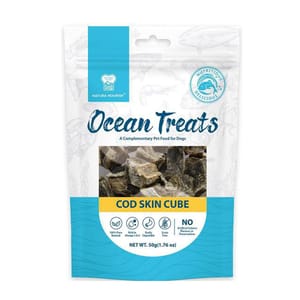 NATURA NATURA NOURISH Ocean Treats 深海鱈⿂⽪雞⾁塊 50g 50g 正面圖