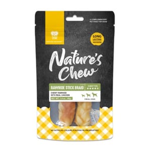 NATURA NATURA NOURISH Nature's Chew 雞肉牛麻花棒 40g 40g  正面圖