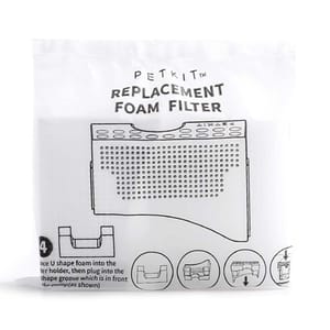 PETKIT PETKIT 2代水泵濾棉替換裝 4片裝 正面圖