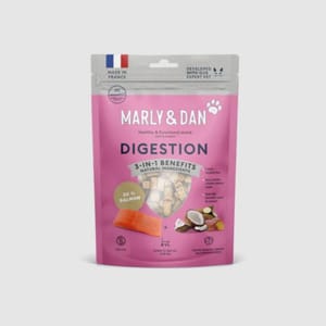 Marly Marly & Dan 貓零食 低溫烘焙三文魚肉粒 腸道增強配方 Digestion 40g 40g 正面圖