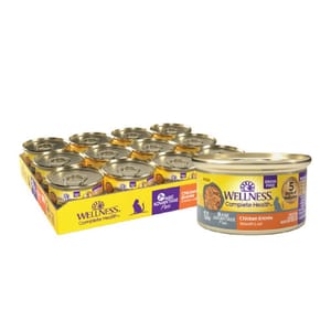 WELLNESS WELLNESS 貓罐頭 Complete Health 無穀物 Pate營養系列 老貓配方 雞肉 3oz 85g 3oz 正面圖