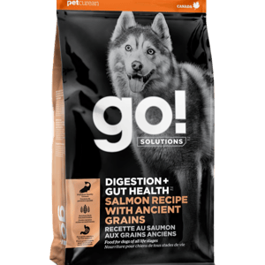 GO! GO! SOLUTIONS 狗糧 古早穀物腸胃保健系列 三文魚 3.5lb 5lb  正面圖