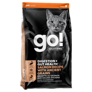 GO! GO! SOLUTIONS 貓糧 古早穀物腸胃保健系列 三文魚 3lb 3lb  正面圖