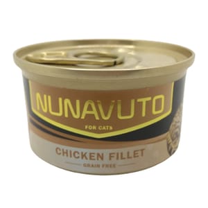 NUNAVUTO NUNAVUTO 無穀物貓罐 雞柳 80g 80g 正面圖
