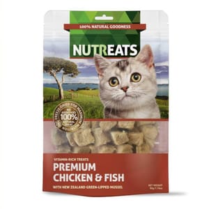 Nutreats Nutreats 貓零食 紐西蘭凍乾雞肉+魚+青口 50g 50g 正面圖