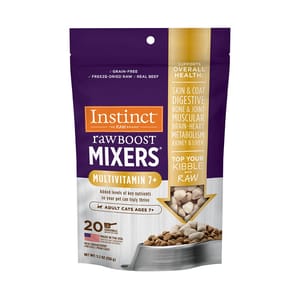 Instinct Instinct 本能 貓凍乾小食 7歲以上 多種維他命配方 0.75oz 75oz  正面圖