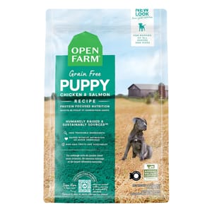 Open Open Farm 無穀物幼犬配方 野生三文魚+走地雞 4lb 4lb 正面圖
