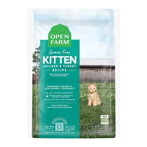 Open Open Farm 無穀物幼貓糧 走地雞+火雞 4lb 4lb  正面圖