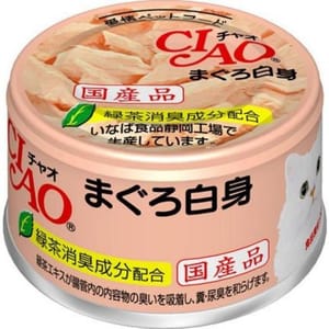 CIAO CIAO 貓罐頭 白身吞拿魚 85g 85g 正面圖