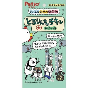 Petio Petio 狗零食 水分補充雞肉肉醬 雞肝味 15gx4本 15g 正面圖